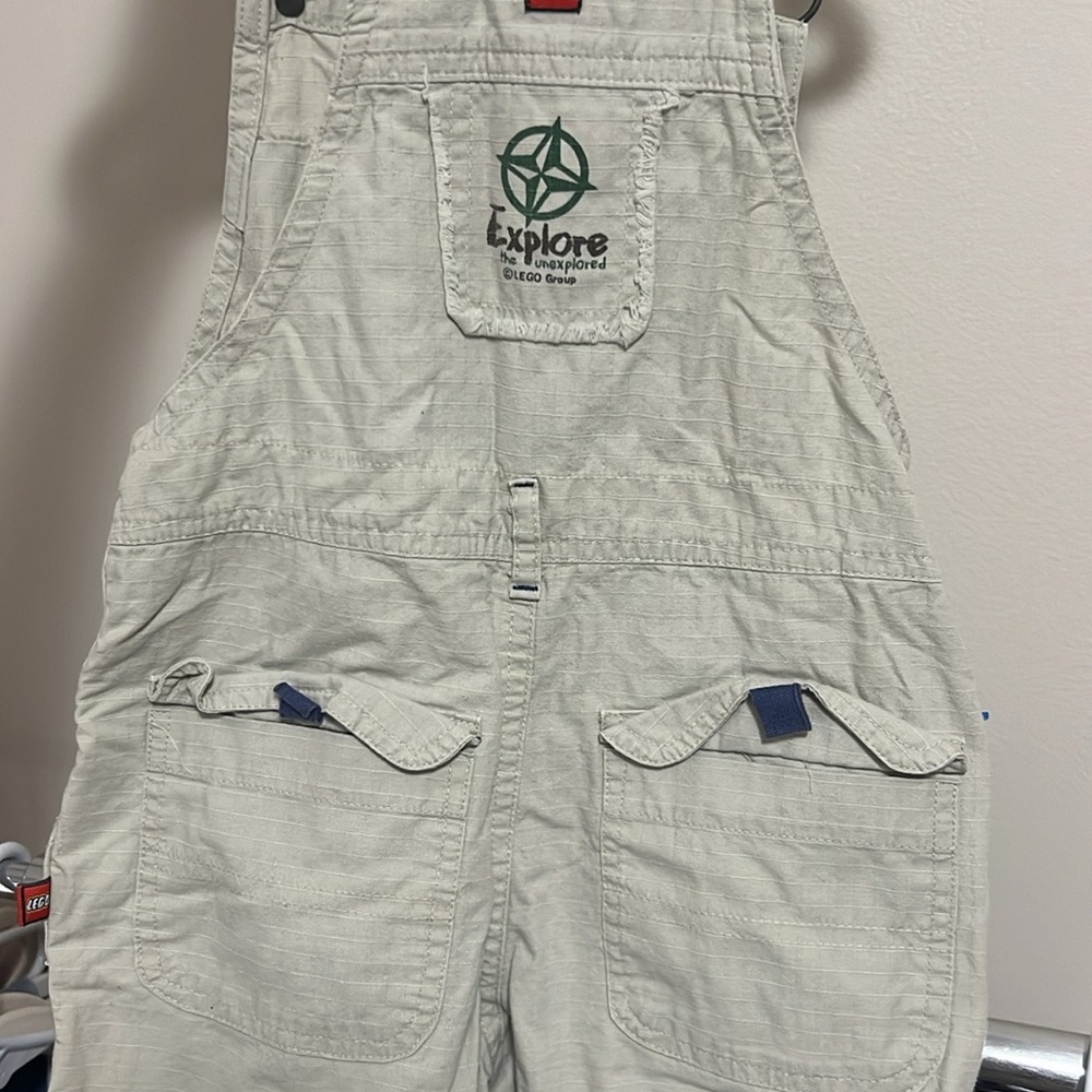 Explore Vintage Lego Beige Overalls